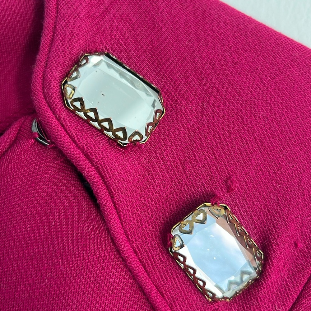 Sweeties soft jersey dress with rhinestone detailing size medium - Picture 6 of 9